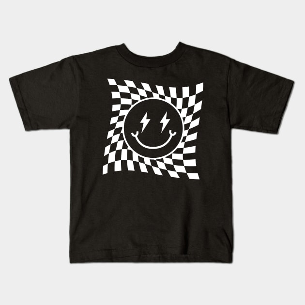 Electric Smile Kids T-Shirt by Taylor Thompson Art